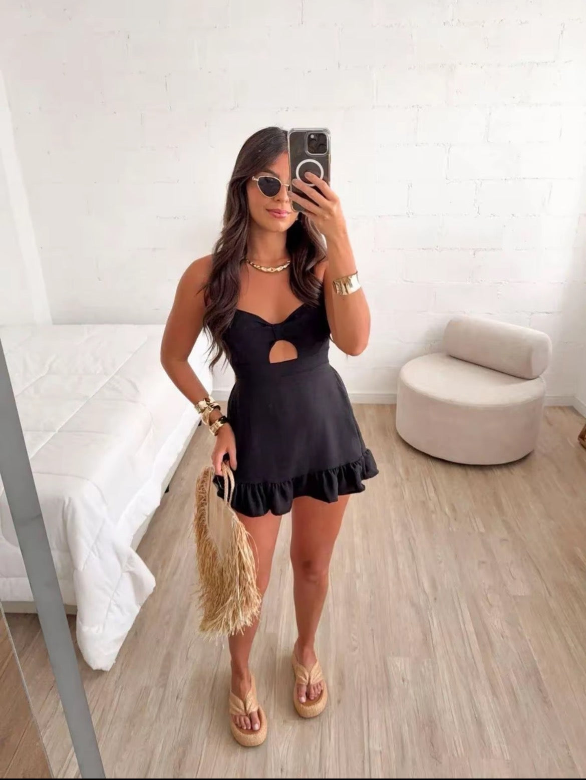 Vestido Água-Marinha